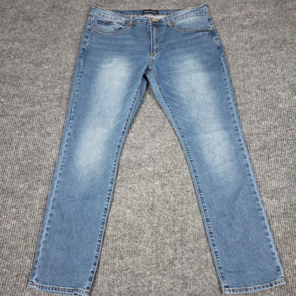 Articles of Society Slim Dylan Mens Blue Medium Wash Jeans 36x32 RN‎ 137479